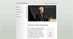 Desktop Screenshot of lewisshepherd.com