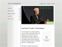 Tablet Screenshot of lewisshepherd.com